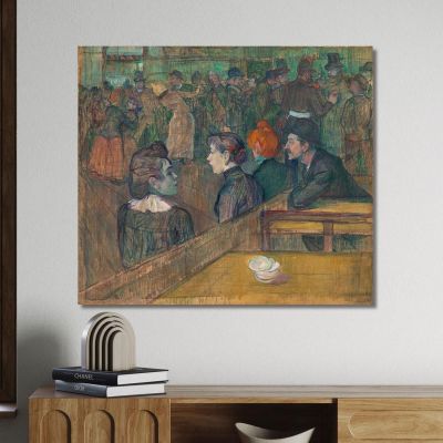 Moulin De La Galette Henri de Toulouse-Lautrec htl74 canvas print 