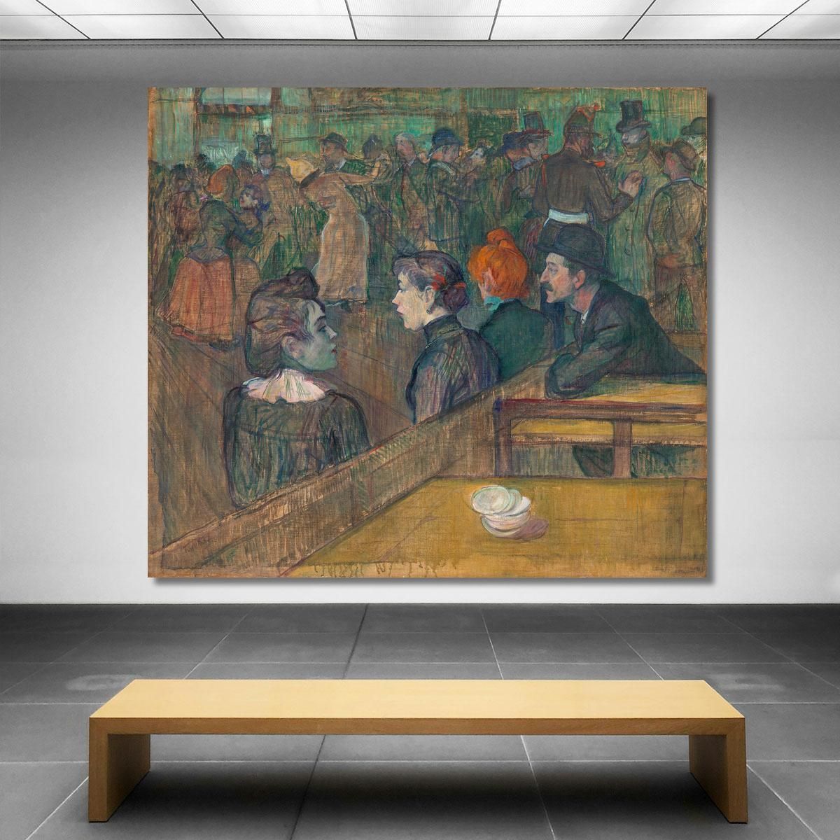 Moulin De La Galette Henri de Toulouse-Lautrec htl74 canvas print 