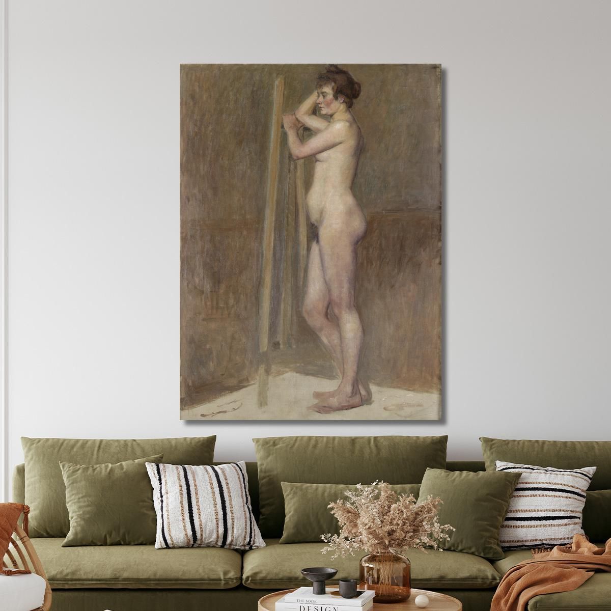 Nude In The Studio Henri de Toulouse-Lautrec htl77 canvas print 