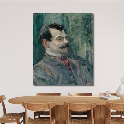 Portrait Of André Rivoire Henri de Toulouse-Lautrec htl81 canvas print 