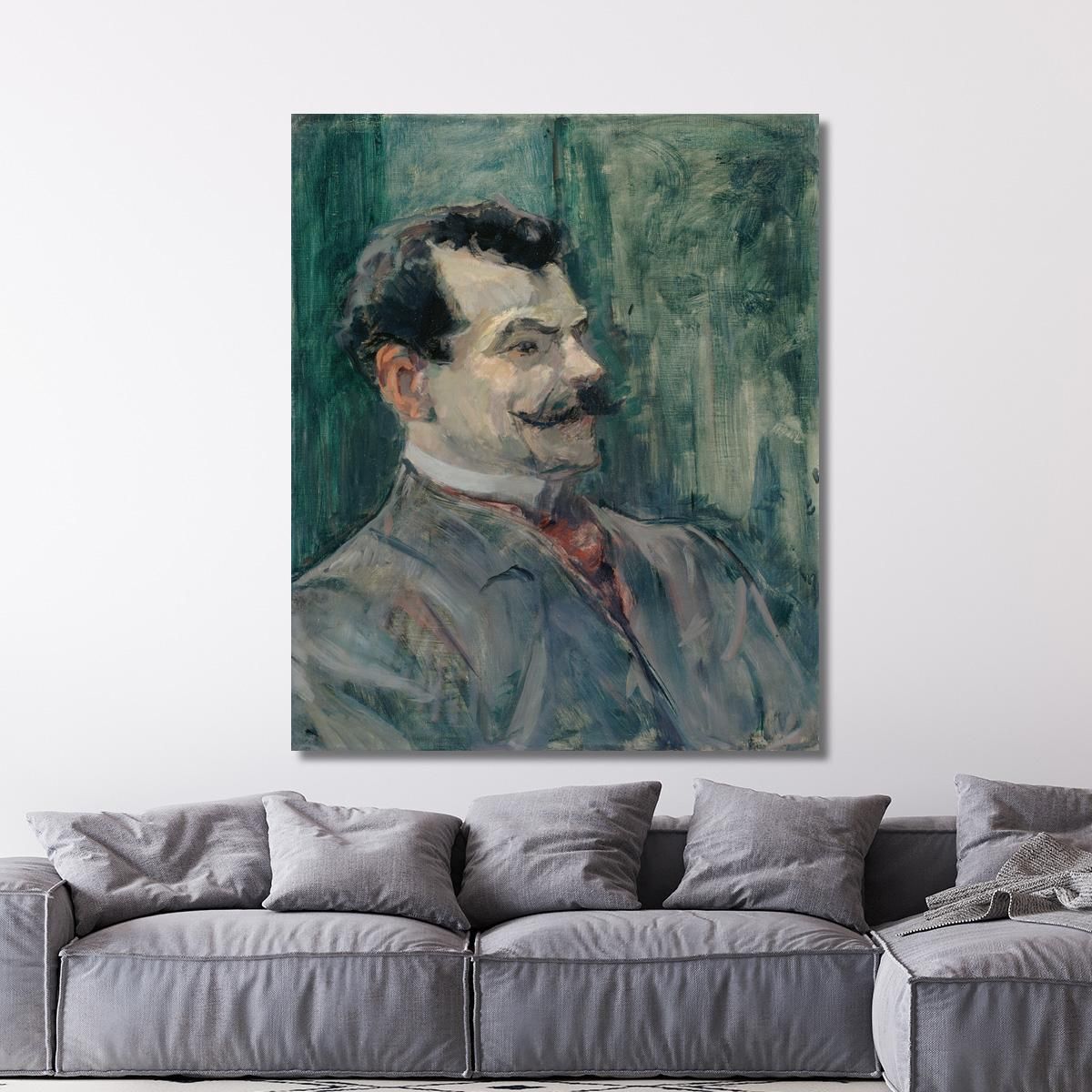 Portrait Of André Rivoire Henri de Toulouse-Lautrec htl81 canvas print 
