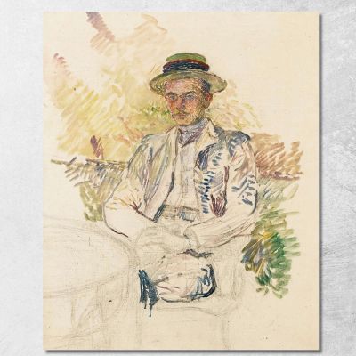 Portrait Of Louis Pascal Henri de Toulouse-Lautrec htl83 canvas print 