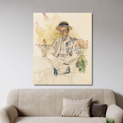 Portrait Of Louis Pascal Henri de Toulouse-Lautrec htl83 canvas print 