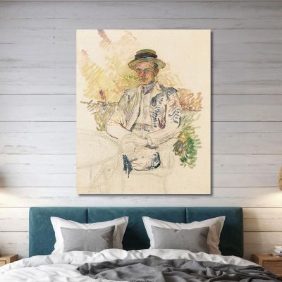 Portrait Of Louis Pascal Henri de Toulouse-Lautrec htl83 canvas print 