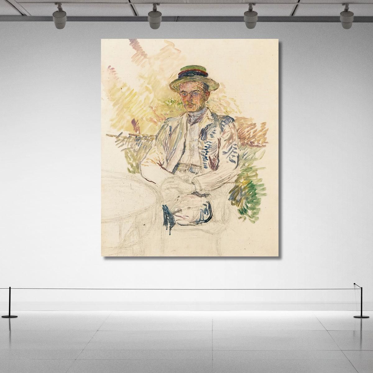 Portrait Of Louis Pascal Henri de Toulouse-Lautrec htl83 canvas print 