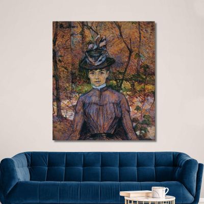 Portrait Of Suzanne Valadon Henri de Toulouse-Lautrec htl84 canvas print 