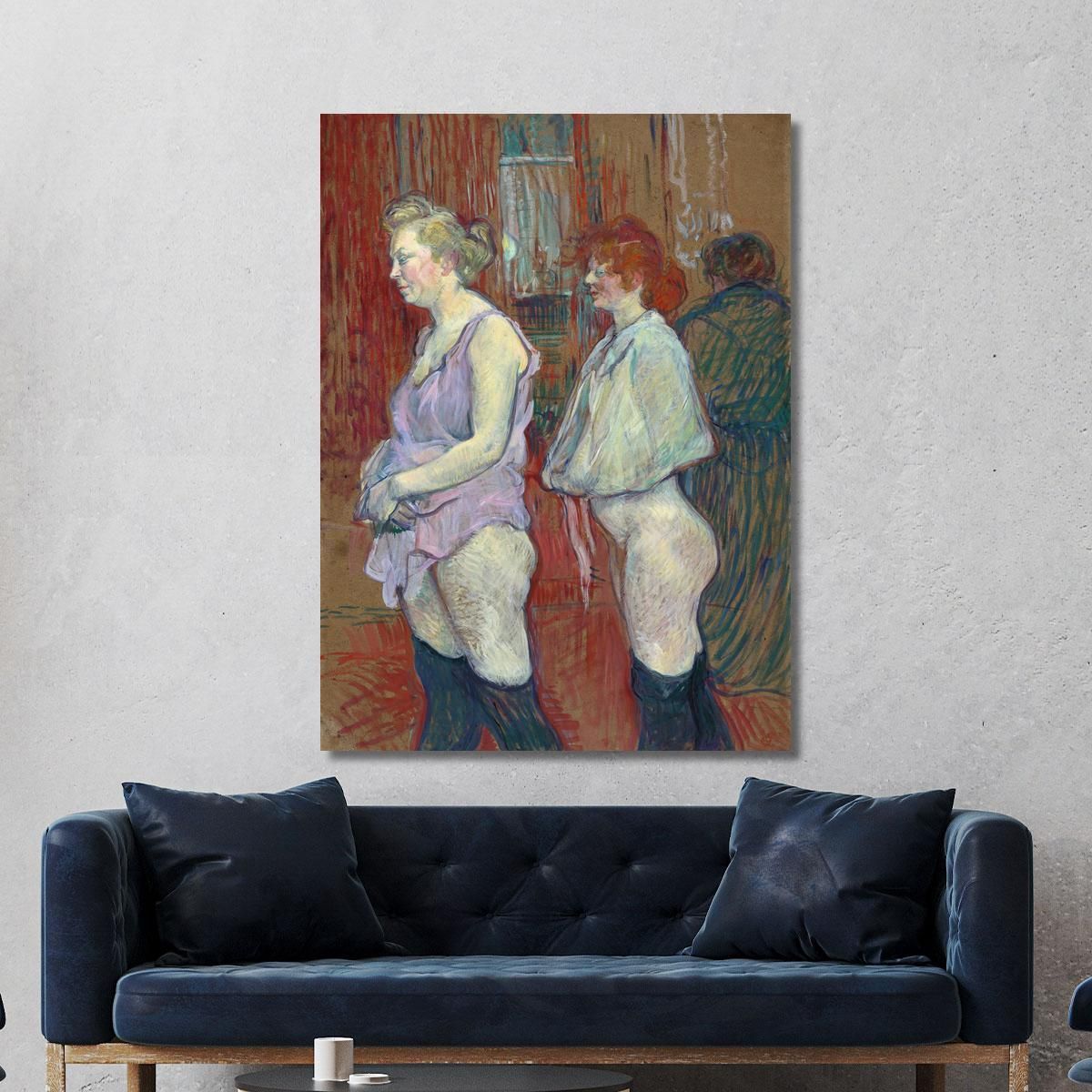 Rue Des Moulins Henri de Toulouse-Lautrec htl91 canvas print 