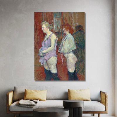 Rue Des Moulins Henri de Toulouse-Lautrec htl91 canvas print 