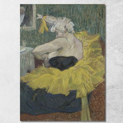 The Clown Cha-U-Kao Henri de Toulouse-Lautrec htl93 canvas print 