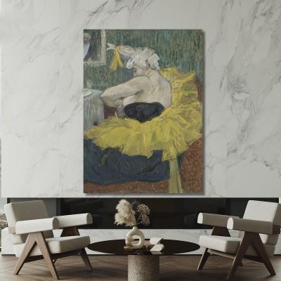 The Clown Cha-U-Kao Henri de Toulouse-Lautrec htl93 canvas print 