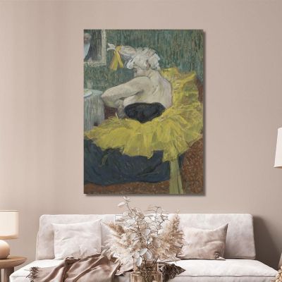 The Clown Cha-U-Kao Henri de Toulouse-Lautrec htl93 canvas print 