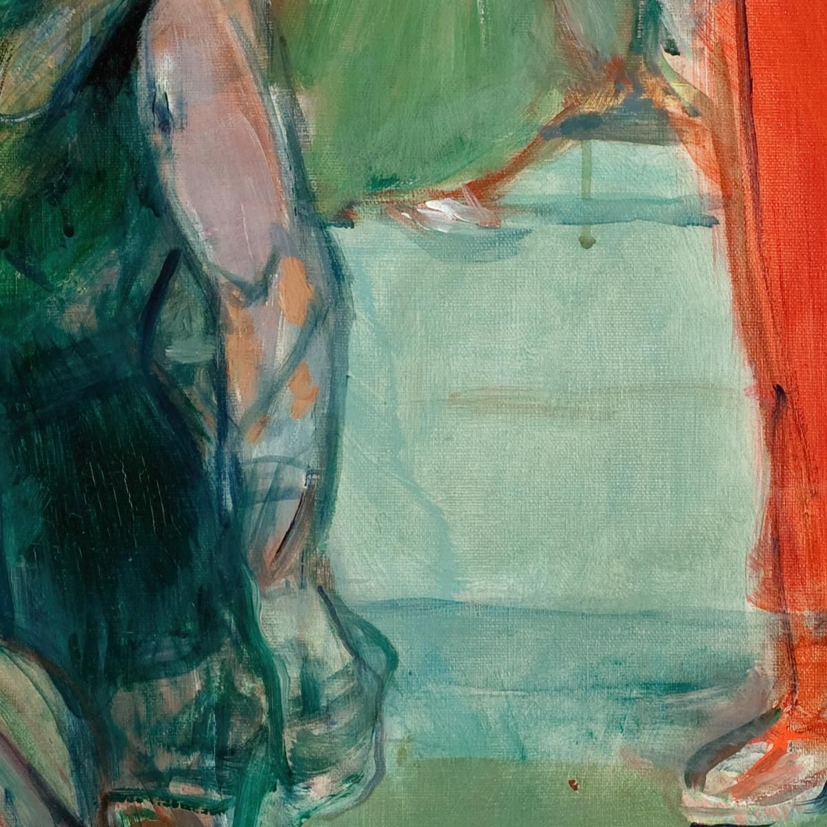 The Opera "Messalina" At Bordeaux: Messalina Descends The Staircase Lined With Extras Henri de Toulouse-Lautrec htl102 canvas p