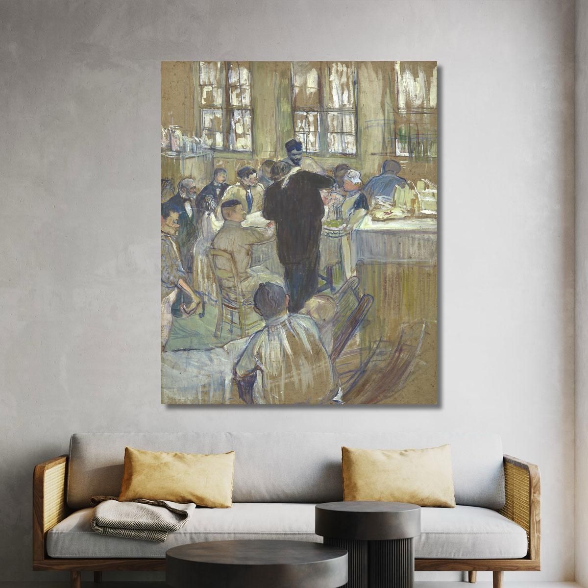 An Operation By Dr. Péan At The International Hospital Henri de Toulouse-Lautrec htl110 canvas print 