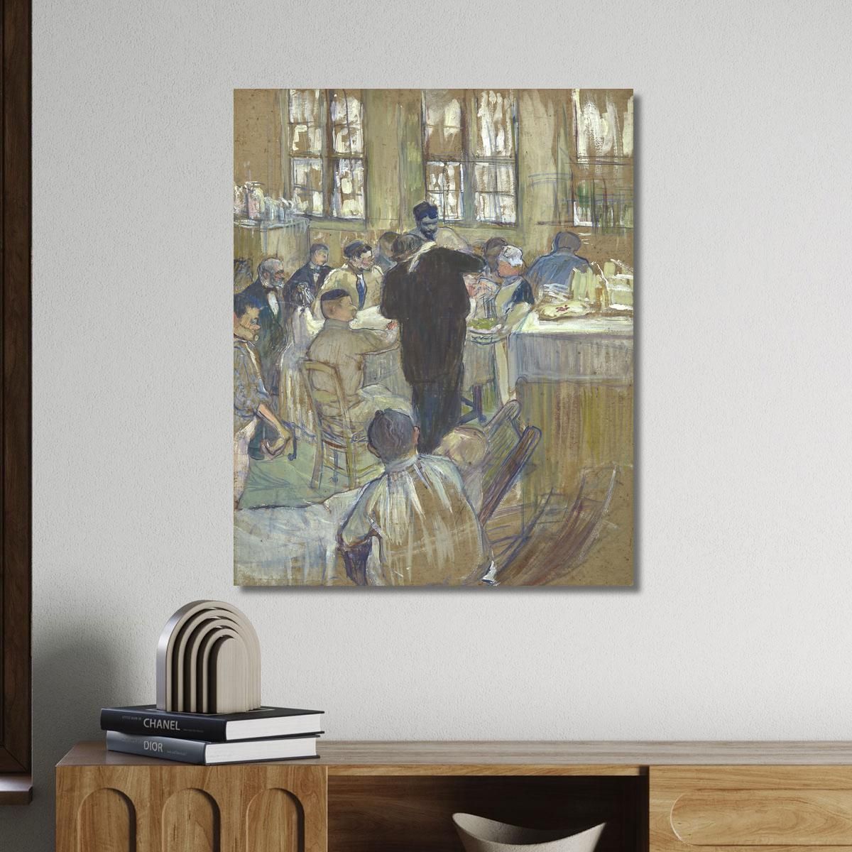 An Operation By Dr. Péan At The International Hospital Henri de Toulouse-Lautrec htl110 canvas print 