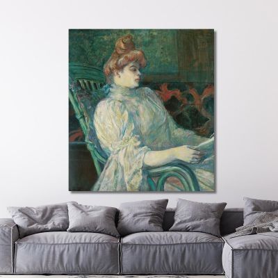 Madame Marthe X Bordeaux Henri de Toulouse-Lautrec htl116 canvas print 