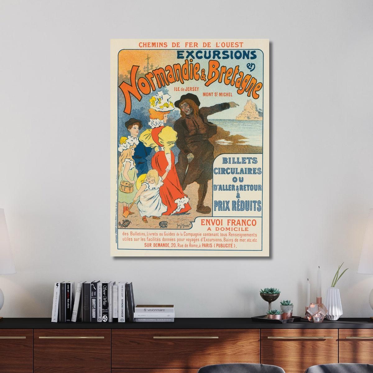 Excursions In Normandy And Brittany Henri Georges Meunier hgm6 canvas print 