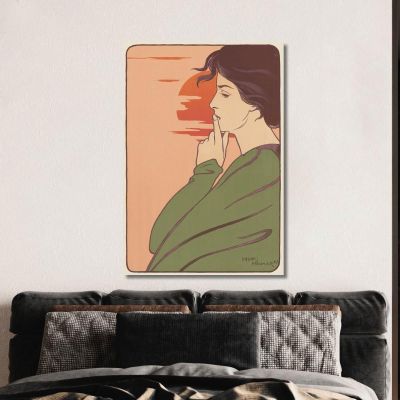 The Hour Of Silence Henri Georges Meunier hgm11 canvas print 