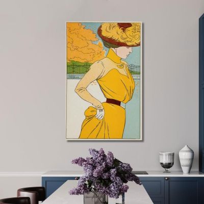 Taking A Walk Henri Georges Meunier hgm19 canvas print 