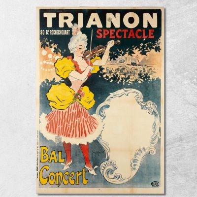 Trianon 80 Bd Rochechouart Show Ball Concert Henri Georges Meunier hgm20 canvas print 