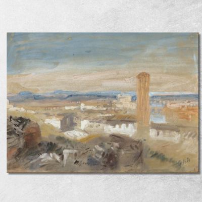 A Campanile Among Ruins Hercules Brabazon Brabazon hbb2 canvas print 