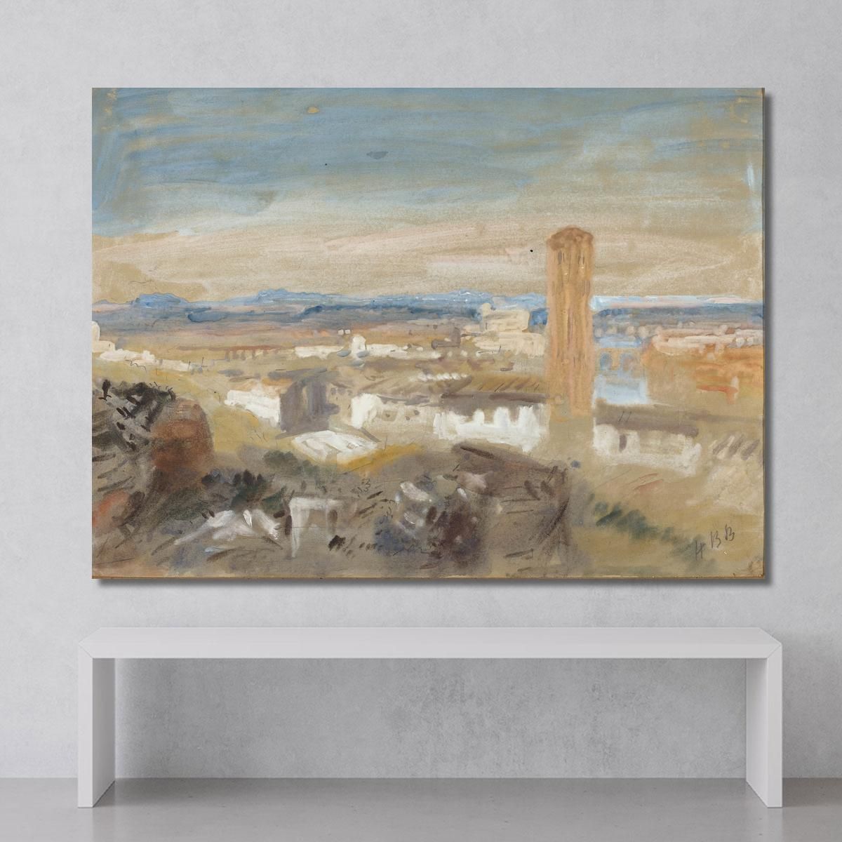 A Campanile Among Ruins Hercules Brabazon Brabazon hbb2 canvas print 