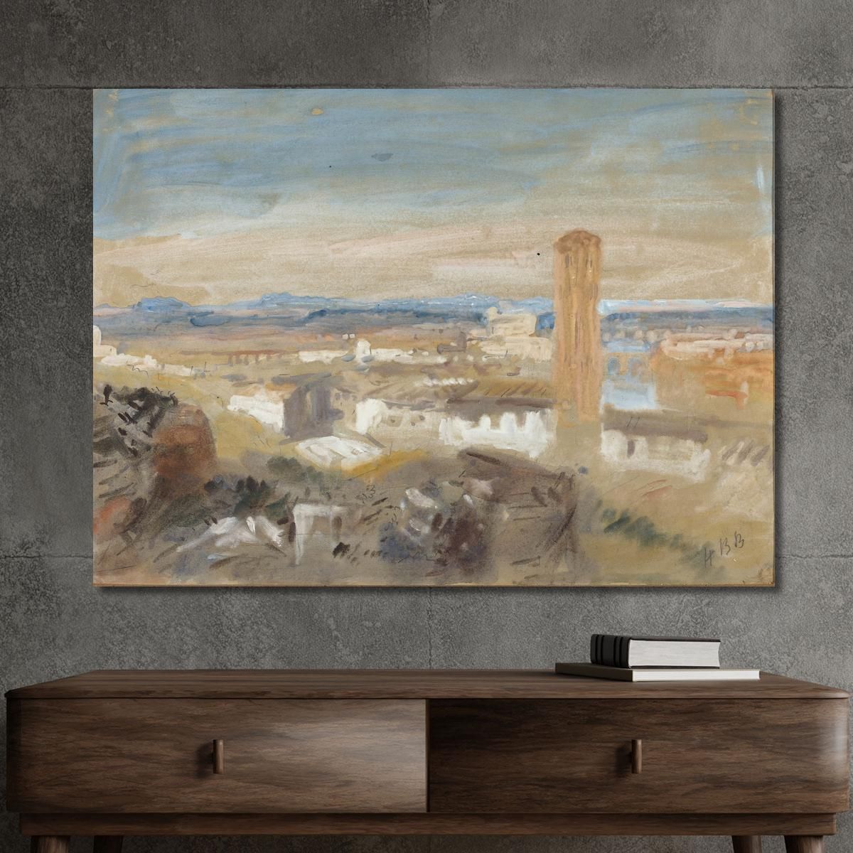 A Campanile Among Ruins Hercules Brabazon Brabazon hbb2 canvas print 