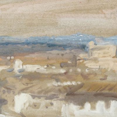 A Campanile Among Ruins Hercules Brabazon Brabazon hbb2 canvas print