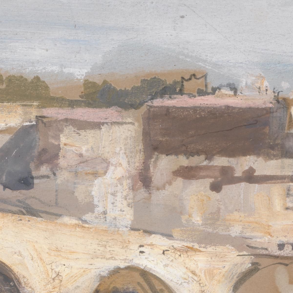 Avignon Bridge Over A River Hercules Brabazon Brabazon hbb13 canvas print