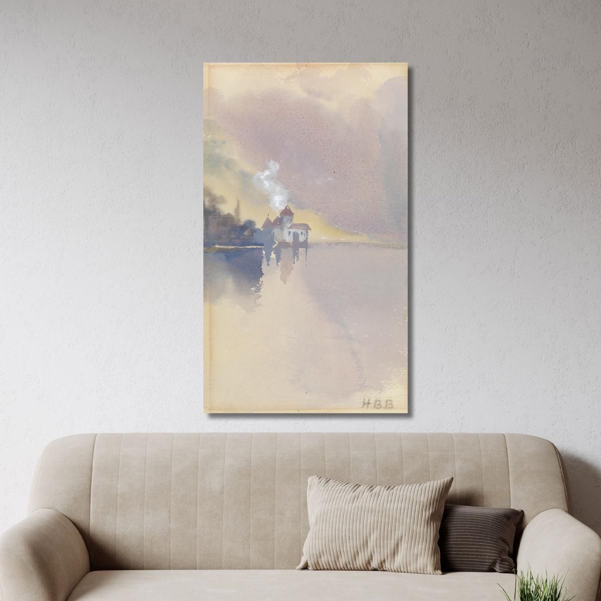 Château De Chillon Hercules Brabazon Brabazon hbb17 canvas print 