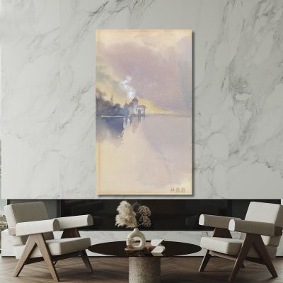 Château De Chillon Hercules Brabazon Brabazon hbb17 canvas print 