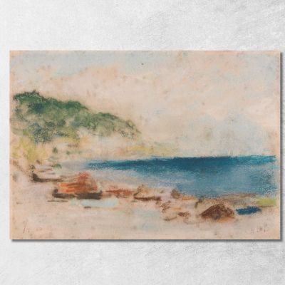 Coastal Scene Hercules Brabazon Brabazon hbb19 canvas print 