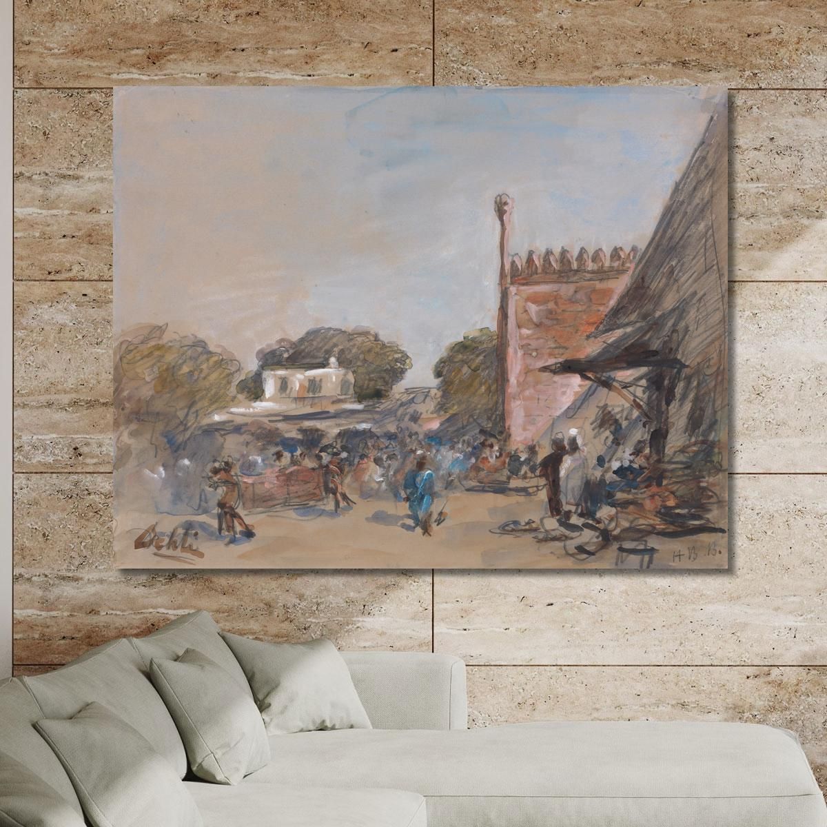 Delhi Hercules Brabazon Brabazon hbb20 canvas print 