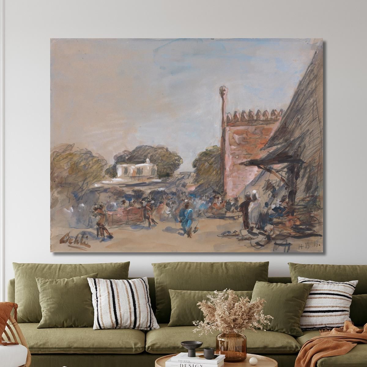 Delhi Hercules Brabazon Brabazon hbb20 canvas print 