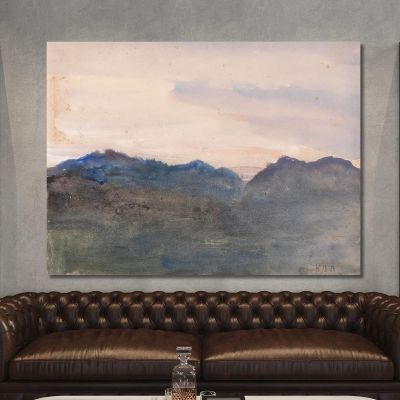 Evening Landscape Hercules Brabazon Brabazon hbb22 canvas print 
