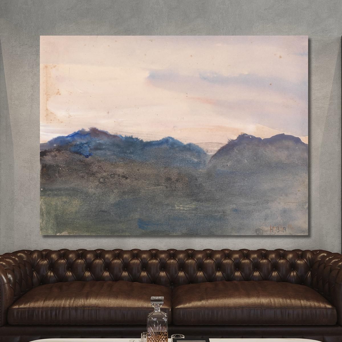 Evening Landscape Hercules Brabazon Brabazon hbb22 canvas print 