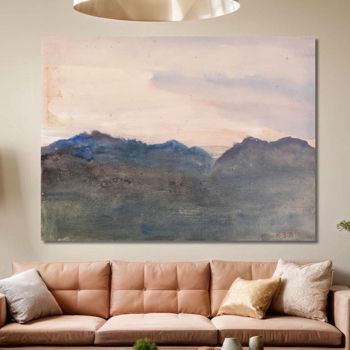 Evening Landscape Hercules Brabazon Brabazon hbb22 canvas print 