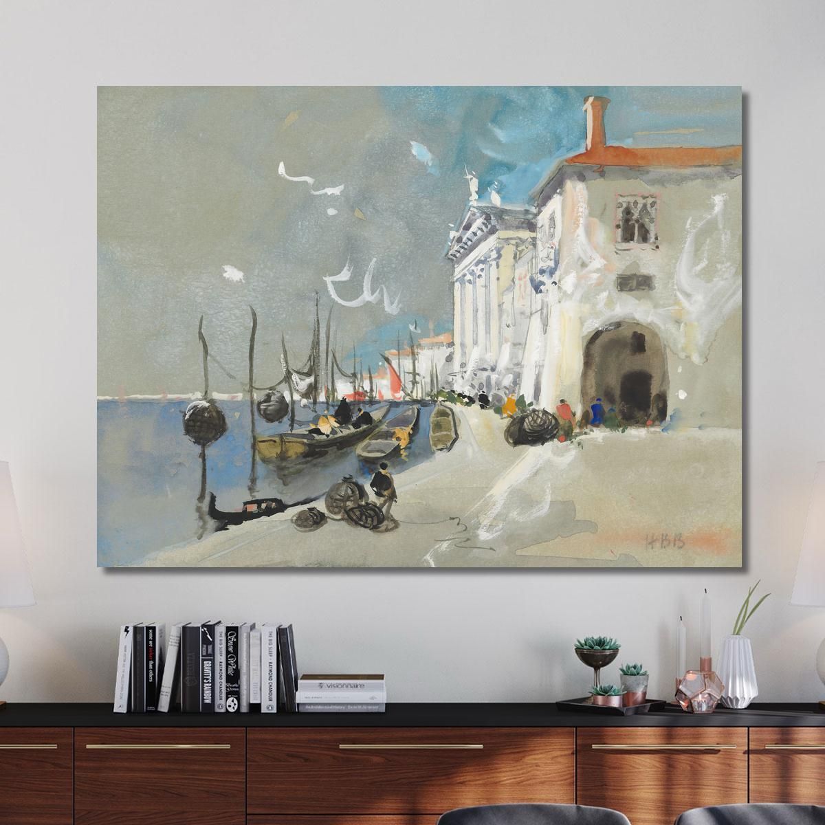 Fish Baskets Chioggia South Of Venice Hercules Brabazon Brabazon hbb25 canvas print 