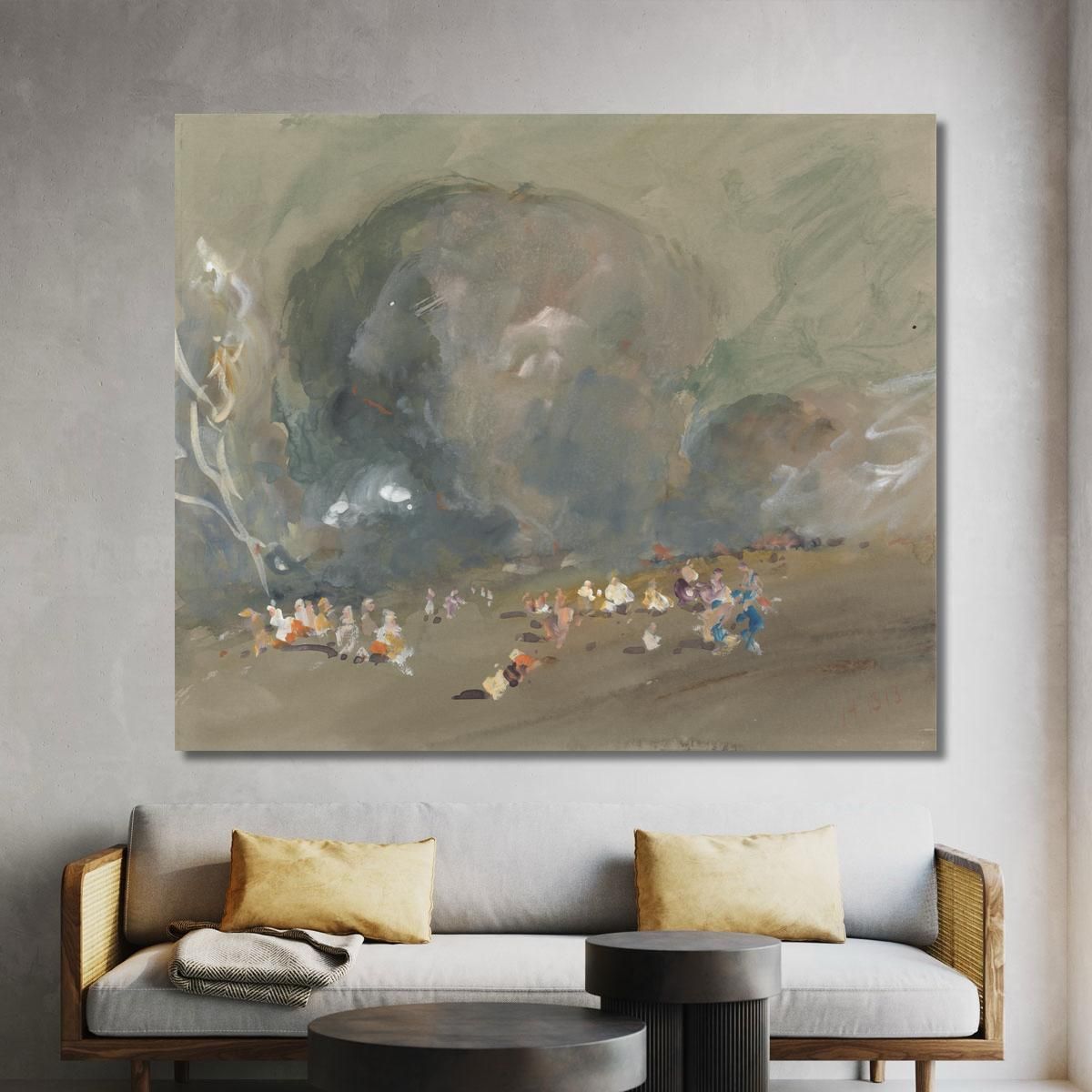 Fête Champêtre Hercules Brabazon Brabazon hbb28 canvas print 