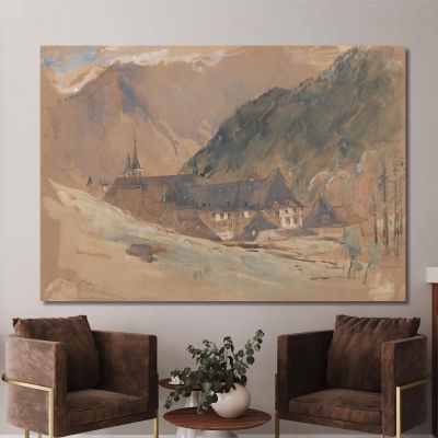 Grande Chartreuse Hercules Brabazon Brabazon hbb32 canvas print 