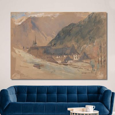 Grande Chartreuse Hercules Brabazon Brabazon hbb32 canvas print 