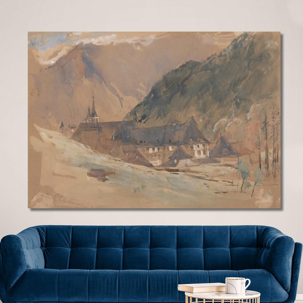 Grande Chartreuse Hercules Brabazon Brabazon hbb32 canvas print 