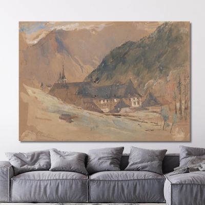 Grande Chartreuse Hercules Brabazon Brabazon hbb32 canvas print 