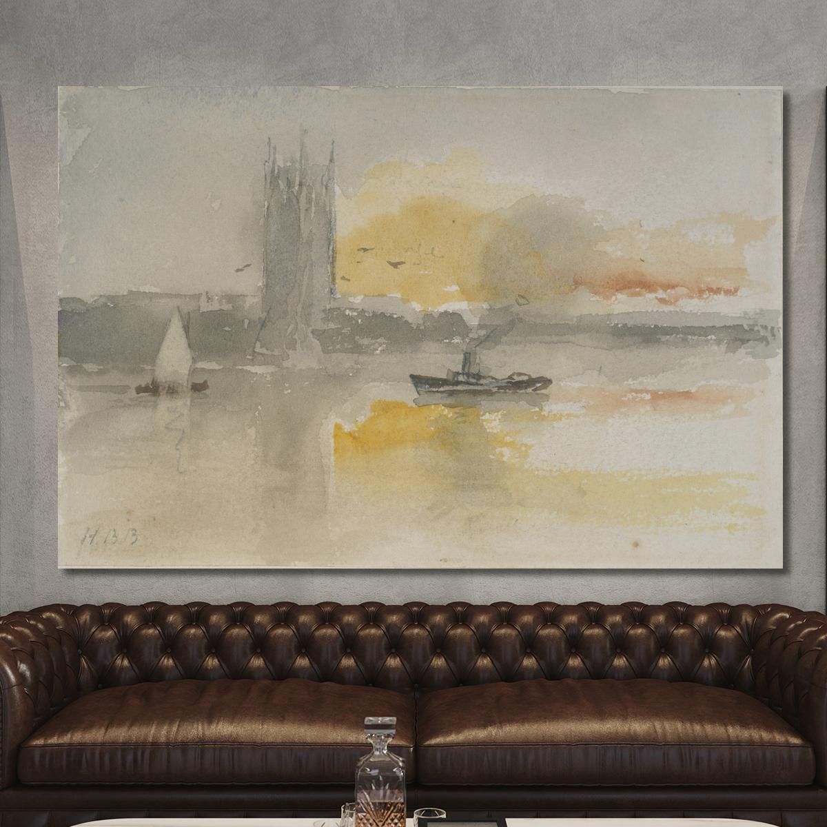 Houses Of Parliament Hercules Brabazon Brabazon hbb33 canvas print 