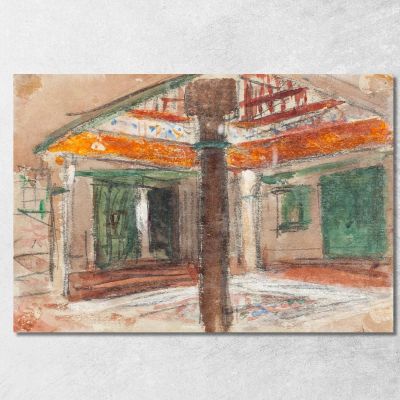 Interior Of An Exotic Palace Hercules Brabazon Brabazon hbb34 canvas print 