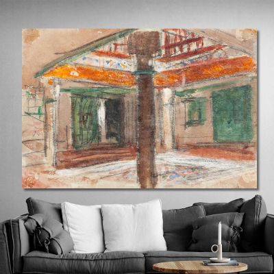 Interior Of An Exotic Palace Hercules Brabazon Brabazon hbb34 canvas print 
