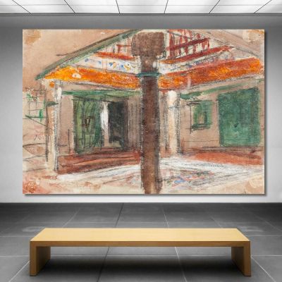 Interior Of An Exotic Palace Hercules Brabazon Brabazon hbb34 canvas print 