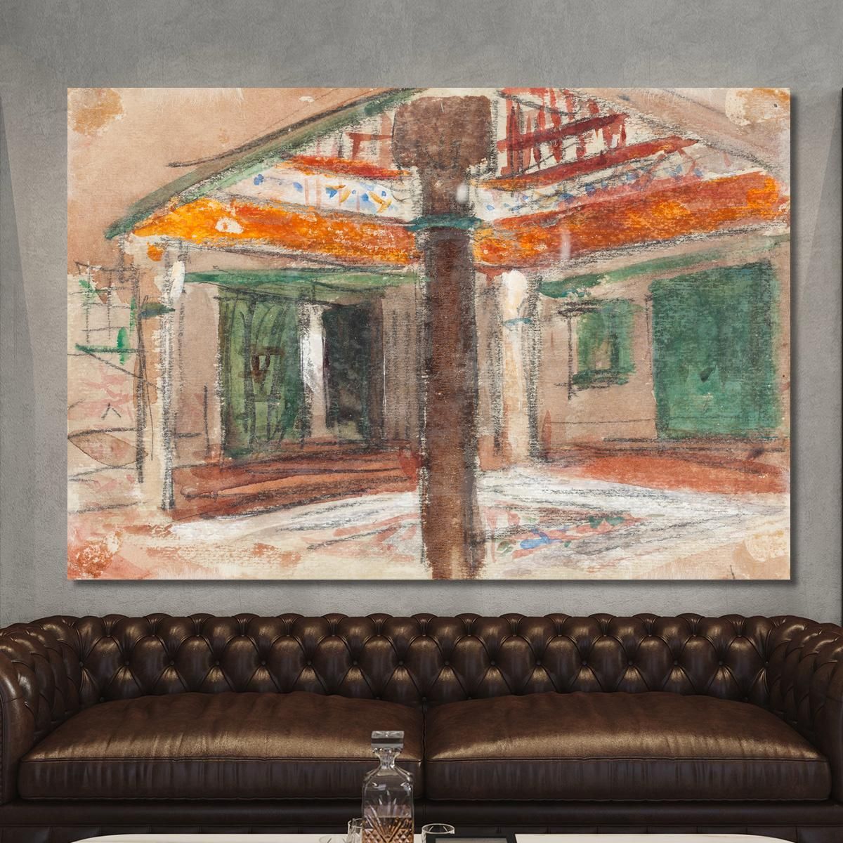 Interior Of An Exotic Palace Hercules Brabazon Brabazon hbb34 canvas print 
