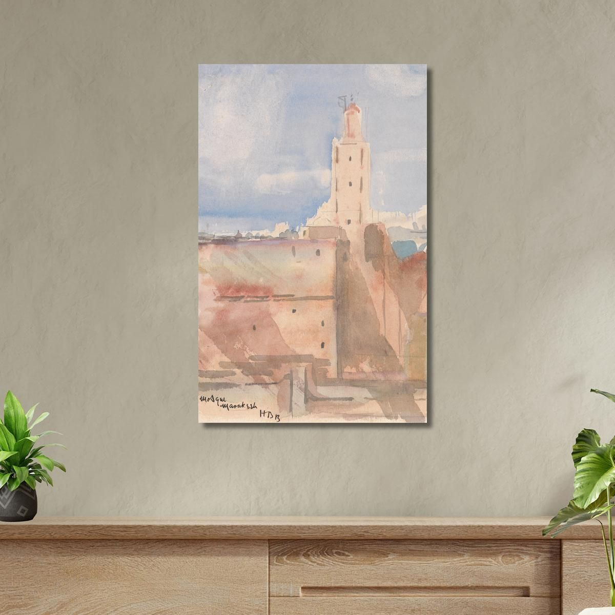 Koutoubia Mosque Marrakech Hercules Brabazon Brabazon hbb35 canvas print 