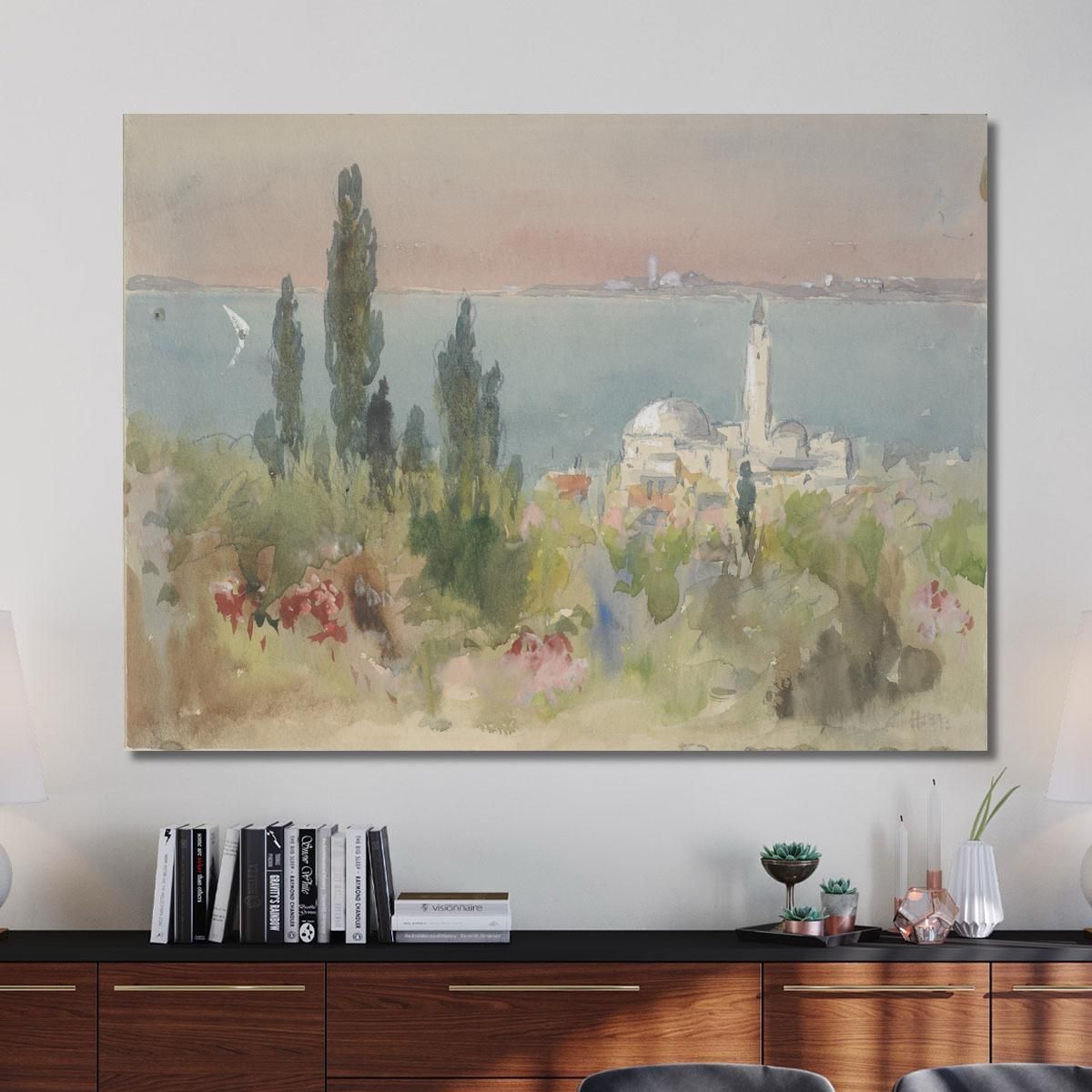Lake Scene Hercules Brabazon Brabazon hbb36 canvas print 