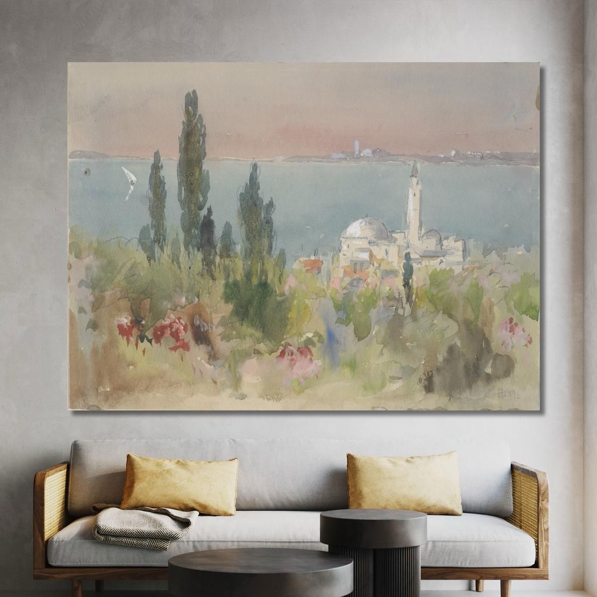 Lake Scene Hercules Brabazon Brabazon hbb36 canvas print 
